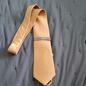 Apt. 9 Apricot Diagonal Stripe Men's Tie